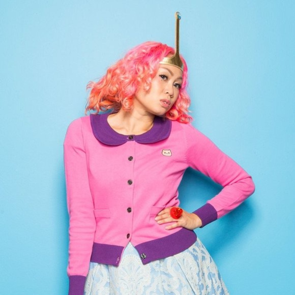 Adventure Time Princess Bubble Gum Cardigan